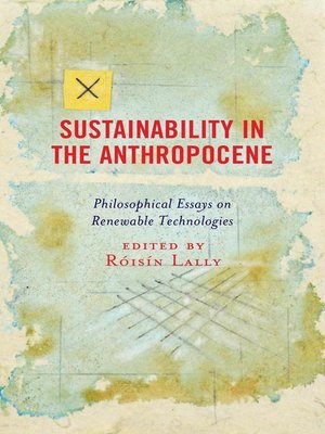cover image of Sustainability in the Anthropocene